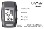 LifeTrak Fit C400 Quick Start Guide