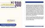 LifeSource XC 300 User's Manual