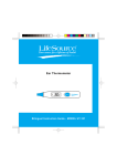 LifeSource UT-101 User's Manual