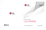 Life is good LG Optimus Net 616960029557 User's Manual