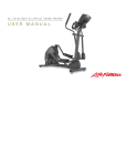 Life Fitness X3-0 User's Manual