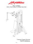 Life Fitness Pro 2 Series PSFLY User's Manual