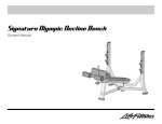 Life Fitness Olympic Decline Bench User's Manual
