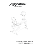 Life Fitness LCR7i User's Manual