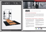 Life Fitness Hammer Strength Olympic Heavy-Duty HS OHD User's Manual