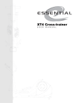 Life Fitness Essential XT4 User's Manual