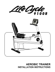 Life Fitness 9100R User's Manual