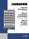 Liebherr WU 56 User's Manual