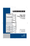 Liebherr CS16 User's Manual