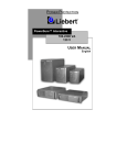 Liebert 700-2200 VA User's Manual