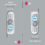 LG RD2030 User's Manual