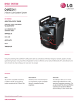 LG OM5541 Specification Sheet