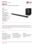 LG NB4543 Specification Sheet