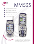 LG MM-535 User's Manual