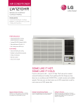 LG LW1210HR Specification Sheet