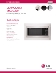 LG LSRM205ST Specification Sheet