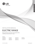 LG LRE3091ST Installation Manual