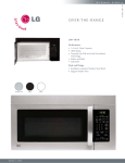 LG LMV1680 User's Manual