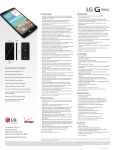 LG VS880 Specification Sheet (Spanish)