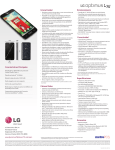 LG MS323 Specification Sheet (Spanish)