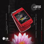 LG LX610 Quick Start Guide