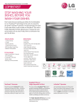 LG LDF8874ST Specification Sheet