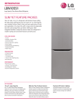 LG LBN10551PV Specification Sheet