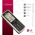 LG glance User's Manual