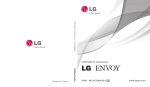 LG ENVOY UN150 User's Manual