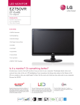 LG E2750VR-SN Specifications