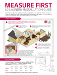 LG DLE1001W Installation Manual