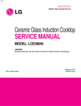 LG Cooktop LCE30845 User's Manual