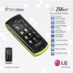 LG Bliss User's Manual