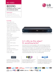 LG BD590 Specification Sheet