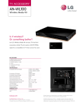 LG AN-WL100W Accessories Catalogue