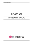 LG LDK-20 User's Manual