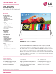 LG 98UB9800 Specification Sheet