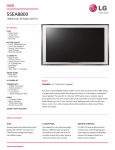 LG 55EA8800 Specification Sheet
