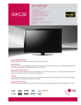 LG 50PG30F-UA Specification Sheet