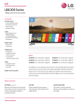 LG 42LB6300 Specification Sheet