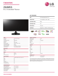 LG 29UM55-P Specification Sheet