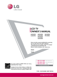 LG 26LH210C User's Manual