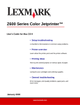 Lexmark Z600 Series User's Manual