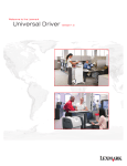 Lexmark Universal Driver User's Manual