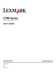 Lexmark Printer 47B0002 User's Manual