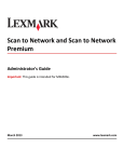 Lexmark Scanner MX6500E User's Manual
