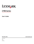 Lexmark 47B0001 User's Manual