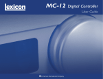 Lexicon MC-12 User's Manual