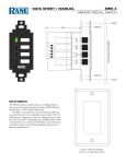 Leviton MRS4 User's Manual