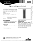 Leviton LE-47609EMP User's Manual